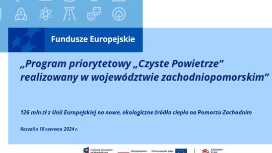 126 mln zł z Unii Europejskiej na nowe, ekologiczne źródła ciepła na Pomorzu Zachodnim