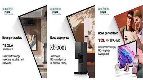 3 mocne nowości w portfolio KOMSA Poland – TCL, Tesla i xBloom