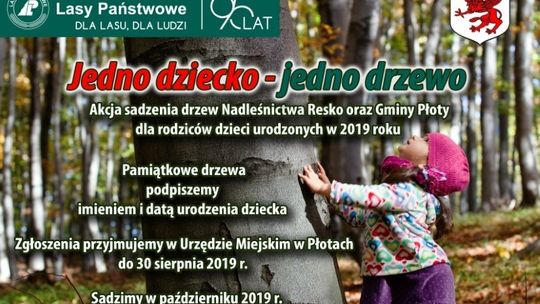 Akcja "Jedno dziecko, jedno drzewo" już w Gminie Płoty
