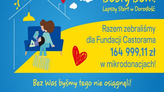Blisko 165 tys. zł ze zbiórki mikrodonacji w sklepach Castoramy trafi na wsparcie dzieci i młodzieży z pieczy zastępczej