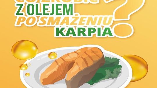 Co zrobić z olejem po smażeniu karpia? Nie wylewaj go do zlewu!