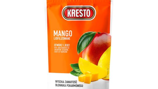 Egzotyczne MANGO w linii liofilizatów KRESTO 100% OWOCU Egzotyczne MANGO w linii liofilizatów KRESTO 100% OWOCU