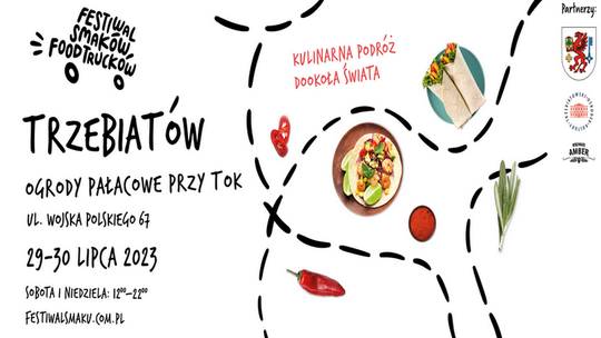 Festiwal Smaków Food Trucków powraca do Trzebiatowa!  Już 29 i 30 lipca Ogrody Pałacowe Trzebiatowskiego Ośrodka Kultury wypełnią się mobilnymi restauracjami z całej Polski.