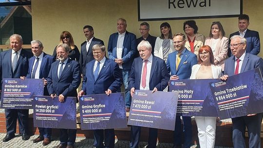 Finansowe wsparcie dla samorządów z Powiatu Gryfickiego