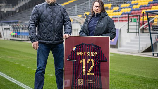 . Firma iNet Shop została Partnerem Srebrnym Pogoni Szczecin