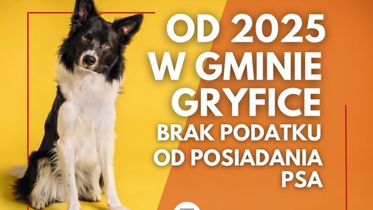 Gmina Gryfice nie będzie już pobierała podatku od posiadania psa
