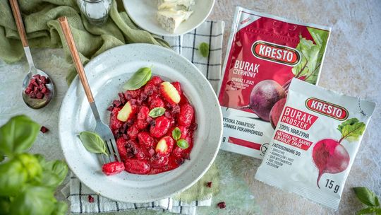 Gnocchi z burakiem i gorgonzolą Gnocchi z burakiem i gorgonzolą