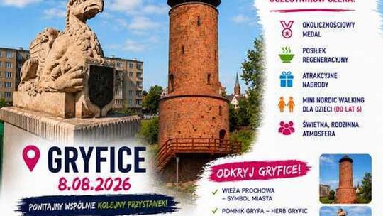 Gryfice na trasie Festiwalu Nordic Walking „Od Morza do Gór”