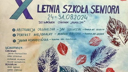 Gryficki Dom Kultury zaprasza na wystawę autorstwa uczestników X Letniej Szkoły Seniora