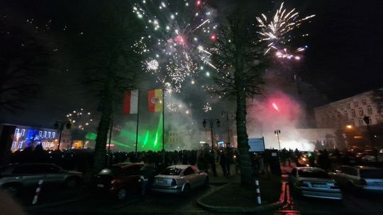 Hucznie i z laserowym pokazem - Sylwester Miejski w Gryficach