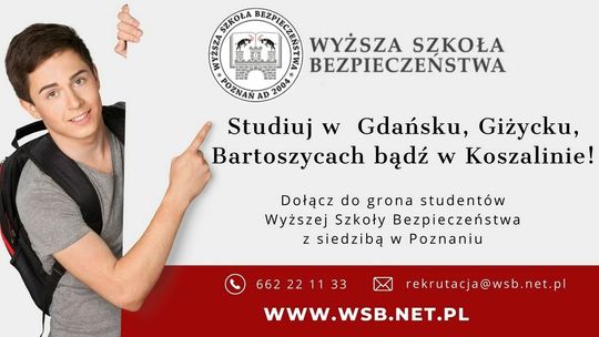 Informacje o rekrutacji zimowej (na studia I i II stopnia do 31. 03. 2022)