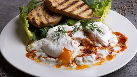 Jajko po turecku na wiosnę