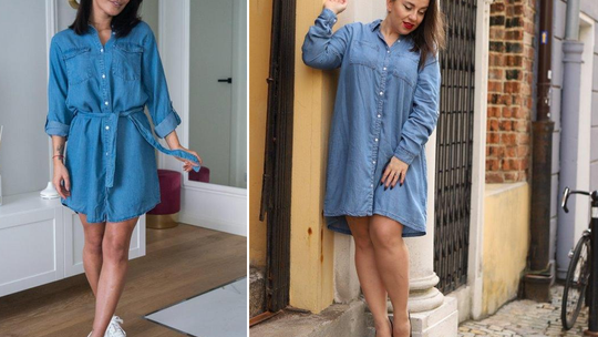 Jeansowa sukienka –  cicha bohaterka codziennej garderoby