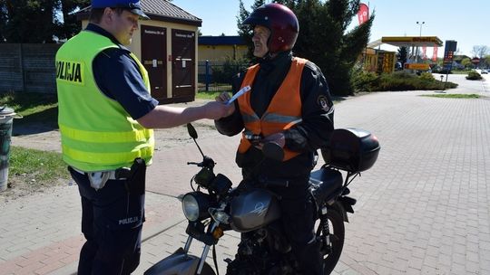 „Jednośladem bezpiecznie do celu” - ogólnopolska akcja policji również w Gryficach