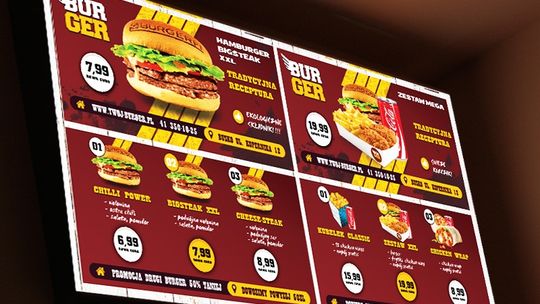 Kilka sposobów wykorzystania reklam świetlnych w branży gastronomicznej 