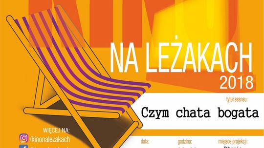 "Kino na leżakach" zaprasza już w sobotę...