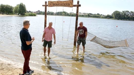 Kolejne atrakcje dla wypoczywających nad jeziorem w Nowogardzie