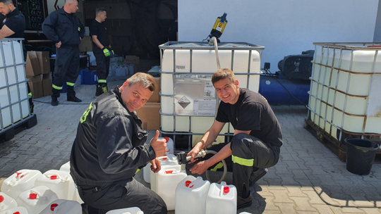 Kolejny nielegalny alkohol przerobiony na płyn dezynfekcyjny