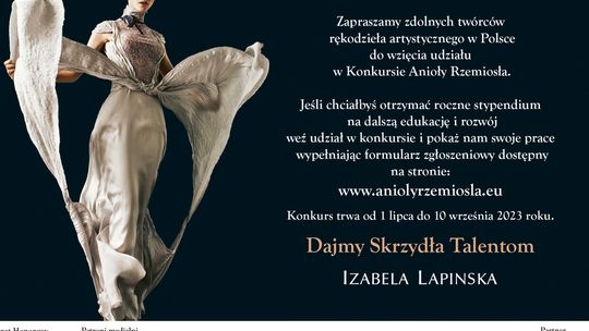 Konkurs Anioły Rzemiosła  Szansa dla polskich twórców rękodzieła artystycznego