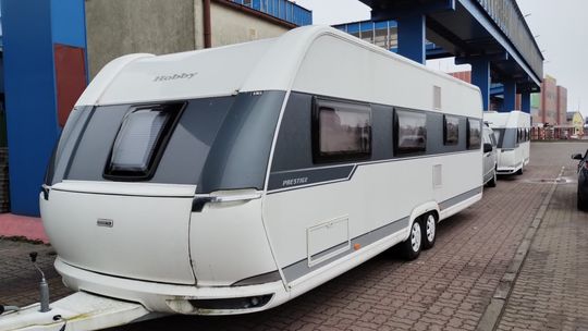 Kradzione przyczepy kempingowe