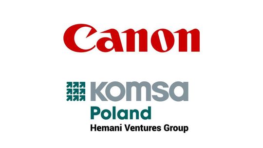 Kultowy sprzęt biurowy CANON w dystrybucji KOMSA Poland