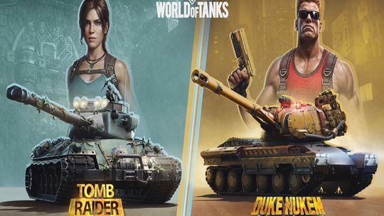 Lara Croft i Duke Nukem - legendy dołączają do World of Tanks w specjalnej Przepustce Bitewnej
