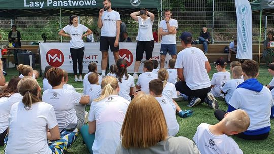 Leśny trening siatkarski z Marcinem Możdżonkiem