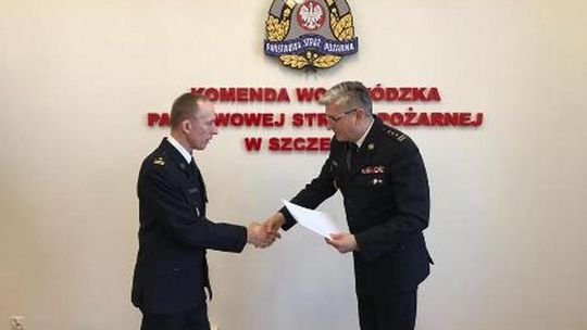 Mianowanie Zastępcy Komendanta Powiatowego PSP w Gryficach