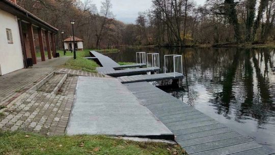 Modernizacja pomostów przystani kajakowej w Gryficach zakończona!