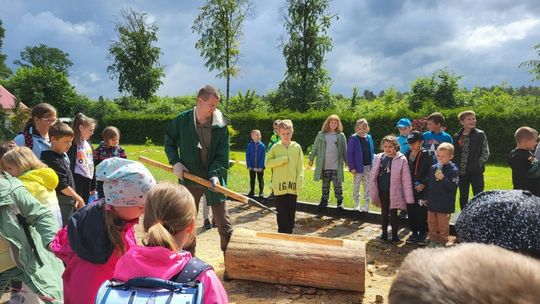 Nadleśnictwo Gryfice - warsztaty edukacyjno-promocyjne pn. „Dzianie barci”
