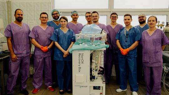 NanOX Recovery Box przechodzi testy operacyjne nowego prototypu – kluczowy krok w rozwoju urządzenia, które może zrewolucjonizować transplantologię
