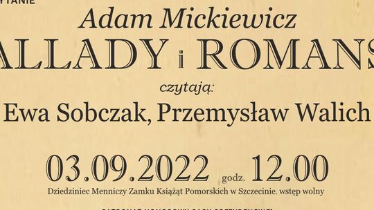 Narodowe Czytanie 2022 na zamkowym dziedzińcu