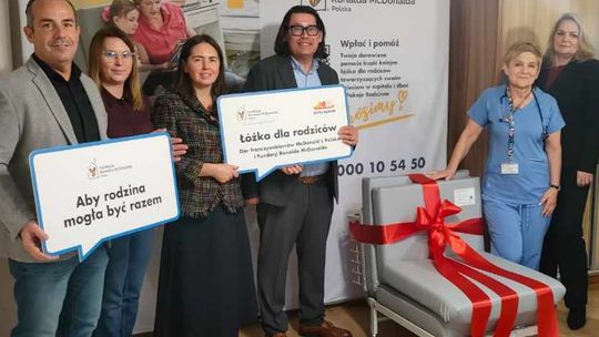 Nowe łóżka rodziców na oddziale pediatrycznym w Szpitalu Powiatu Bytowskiego