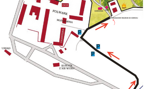 Nowe wejście do Ogrodu w Przelewicach