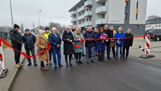 Nowogard: Ulica Dworcowa po gruntownym remoncie