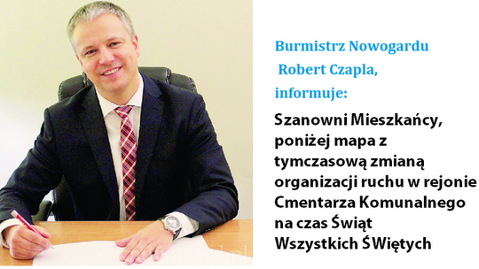 Nowogard: Zmiany w organizacji ruchu na czas Świąt Wszystkich Świętych