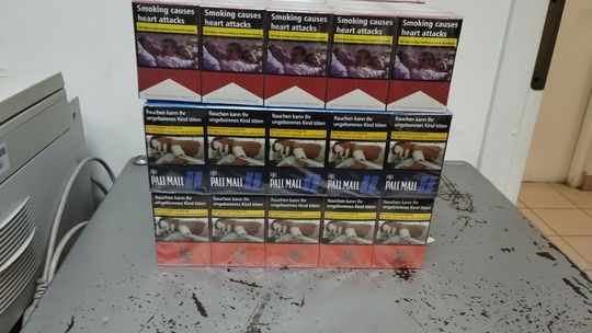 15 kartonów z papierosami