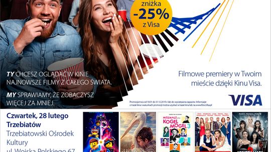 Objazdowe Kino VISA w Trzebiatowie – już 28 lutego