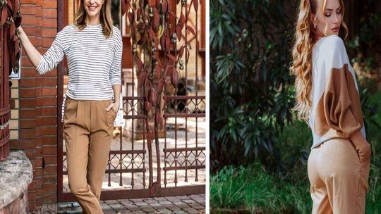 Odcień Mocha Mousse w codziennych stylizacjach.