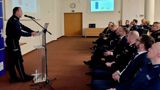 Odprawa roczna- - Podsumowanie pracy policjantów z KPP Gryfice w roku 2022