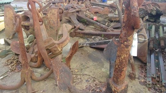 Ostatni transport zabytków z toru wodnego Szczecin - Świnoujście