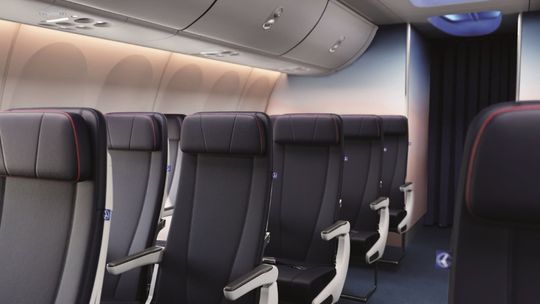 PLL LOT zaprezentowały fotele do nowych samolotów Boeing 737 MAX 8