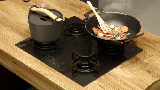 Płyta „gaz na szkle”, która sama gotuje - SOLGAZ GNC 4-AUTO