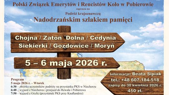 Podróż krajoznawcza nadodrzańskim szlakiem pamięci