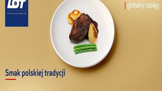 Podróż kulinarna w rytmie staropolskich tradycji - gęsina w menu LOT Business Class