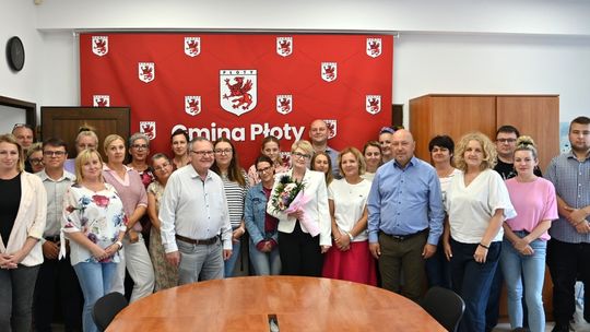 Podziękowanie za długoletnią pracę w Urzędzie