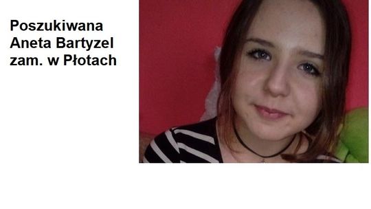 POLICJA POSZUKUJE:  ZAGINĘŁA ANETA BARTYZEL
