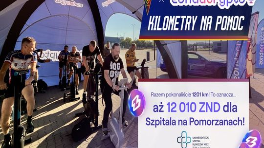 Portowcy przejechali ponad 1201 km dla dla najmłodszych pacjentów szpitala