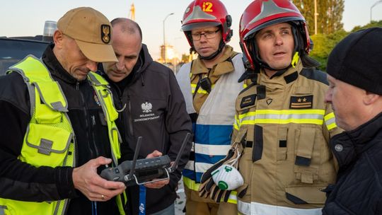 Pożar przy ul. Ks. Kujota w Szczecin opanowany