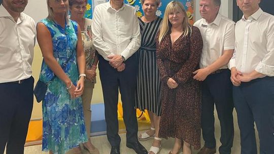 Premier Mateusz Morawiecki z wizytą w okręgu sejmikowym Haliny Szymańskiej